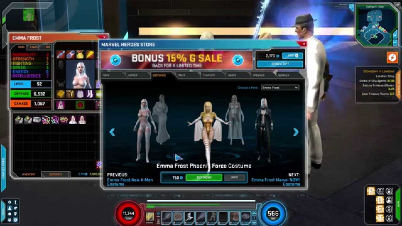 Marvel Heroes - Emma Frost Level 52 Super Power: Grand Nightmare
