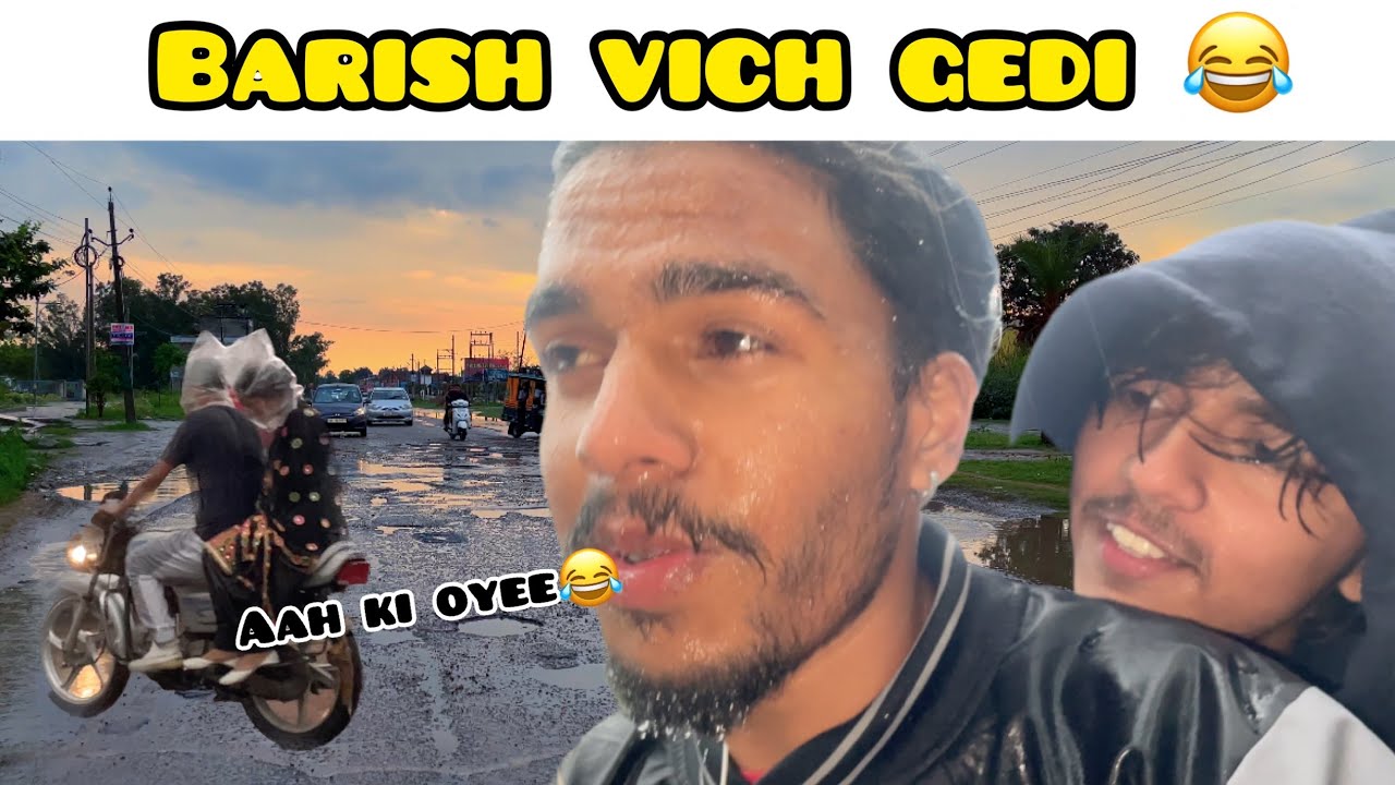 Baarish Vich Gedi😱/ Vlog / Barish Da Mausam / Hoshiarpur /princevlogs86❤️