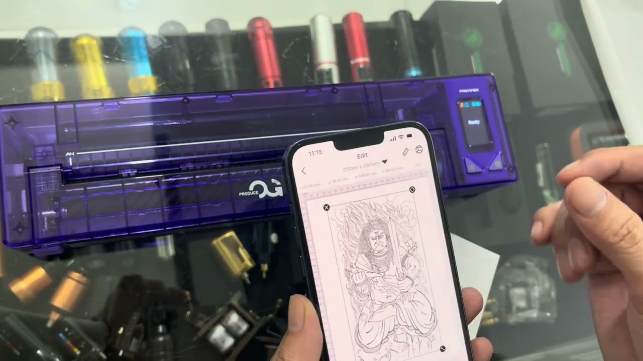 Hướng dẫn Sử dụng máy scan OG - Rio Tattoo supply