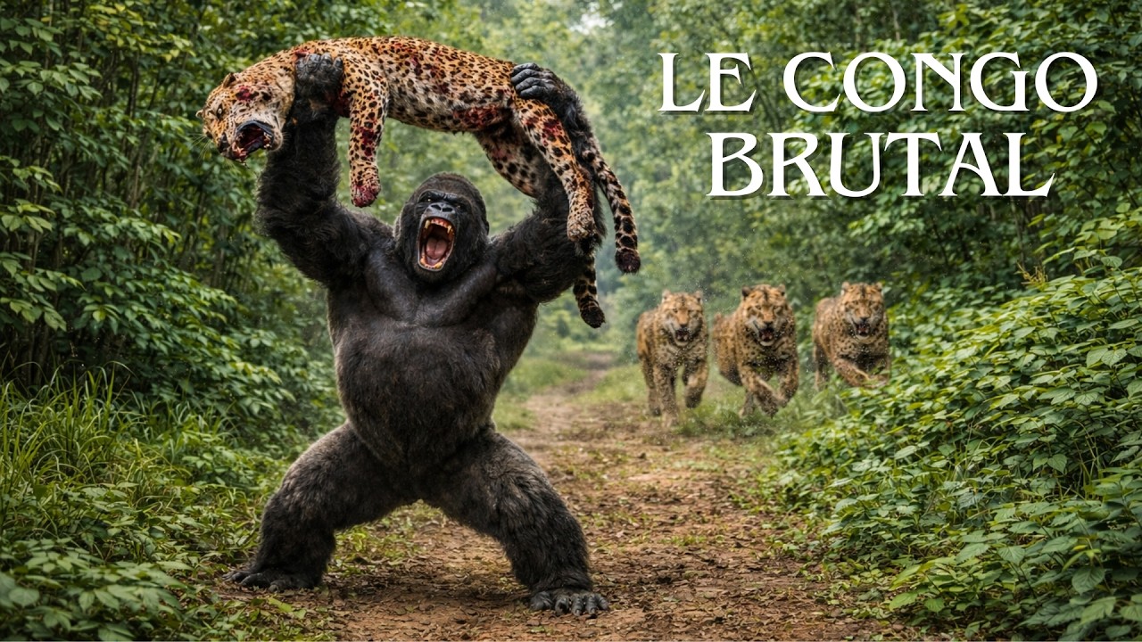 CONGO BRUTAL | Les Pr&eacute;dateurs Brutaux Qui Dominent Le Congo | DOCUMENTAIRE ANIMALIER