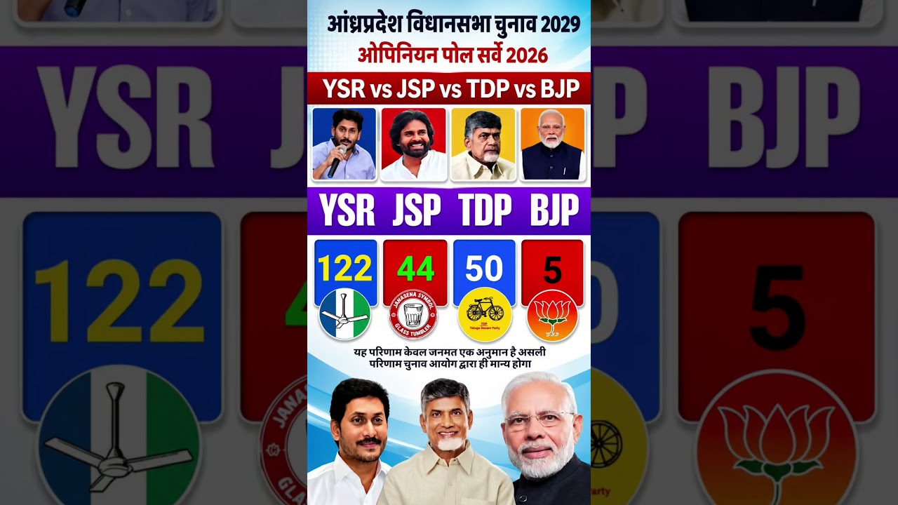 175 Ka Badshah AP Vidhan Sabha 2029 Opinion Poll: Jagan vs CBN vs Pawan Who will win #bjp #tdpl
