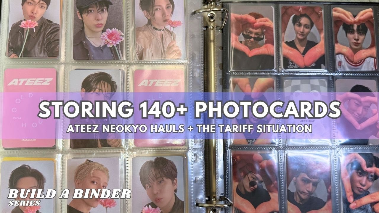 Storing Photocards #2 // Ateez Neokyo Hauls + my tariff experiences