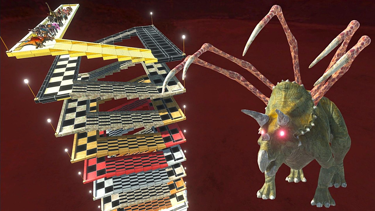 ESCAPE FROM ALIEN TRICERATOPS SKIN 3 - ARBS - Animal Revolt Battle Simulator