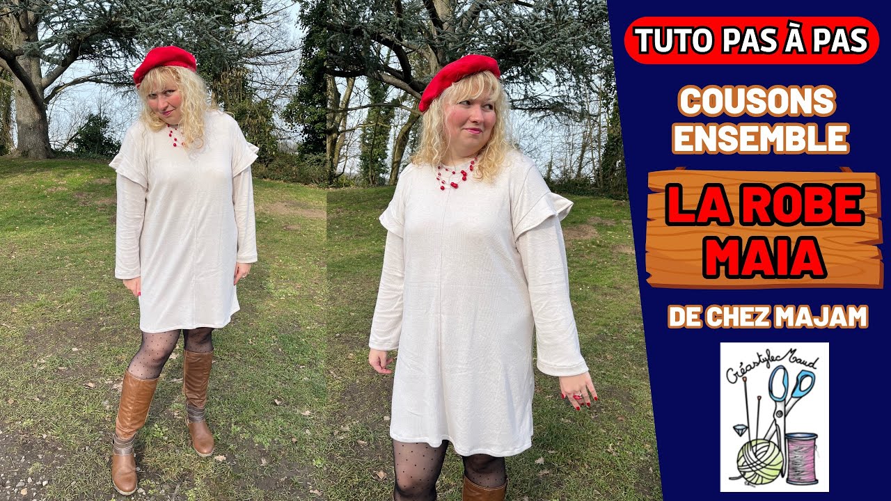 Tuto pas à pas - Cousons ensemble la robe (ou le pull) Maia de chez Majam 
