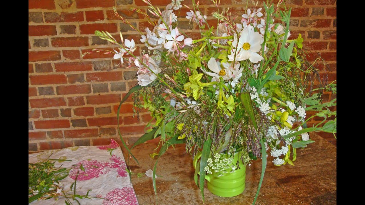 Cosmos summer flower arrangement