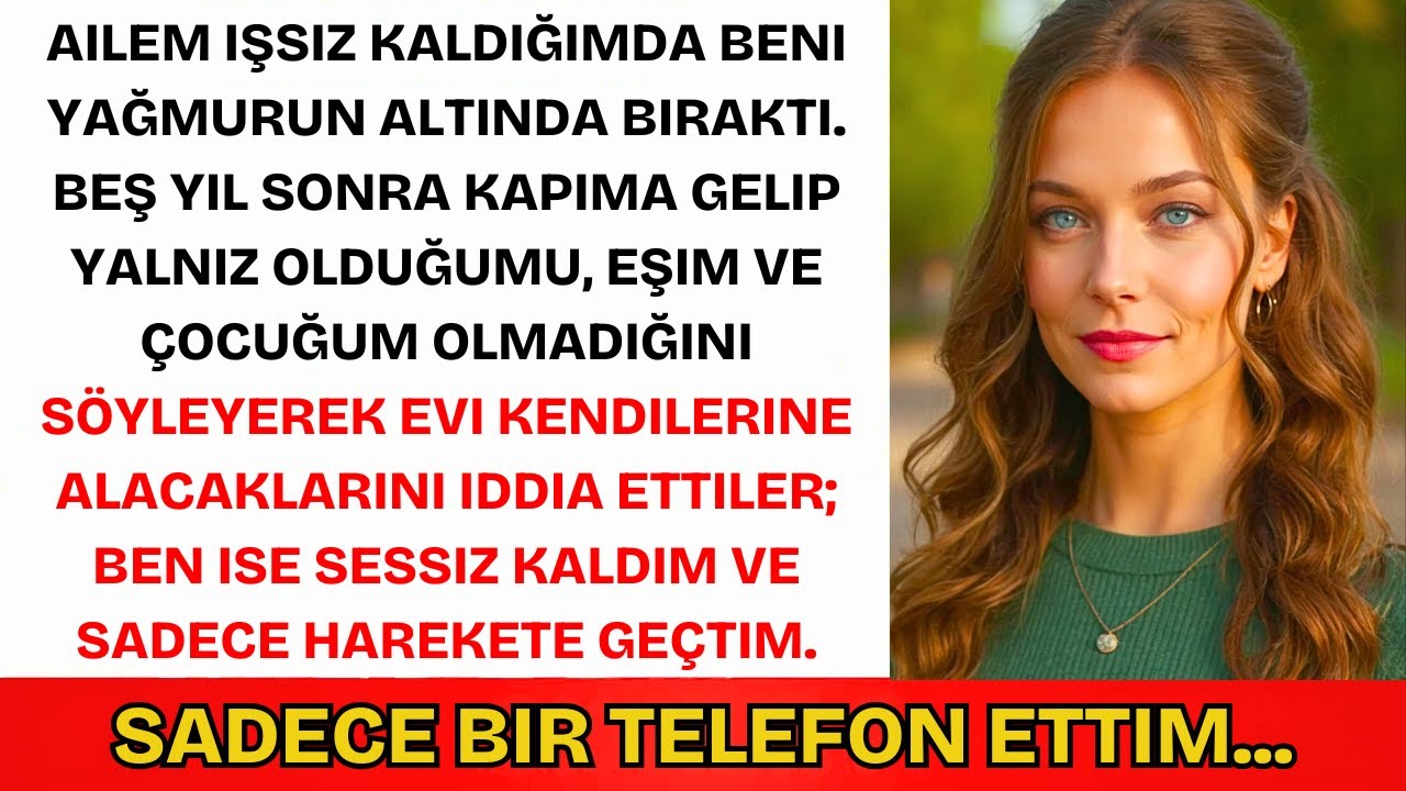 Ailem İşsizken Beni Kovdu—5 Yıl Sonra Geldiler: 