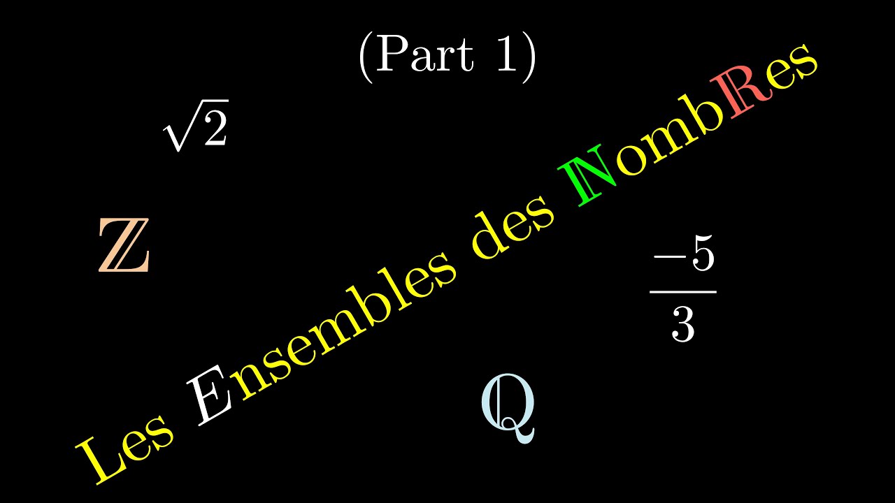 Les Ensembles de Nombres : Cours Complet (N et Z - Partie 1)