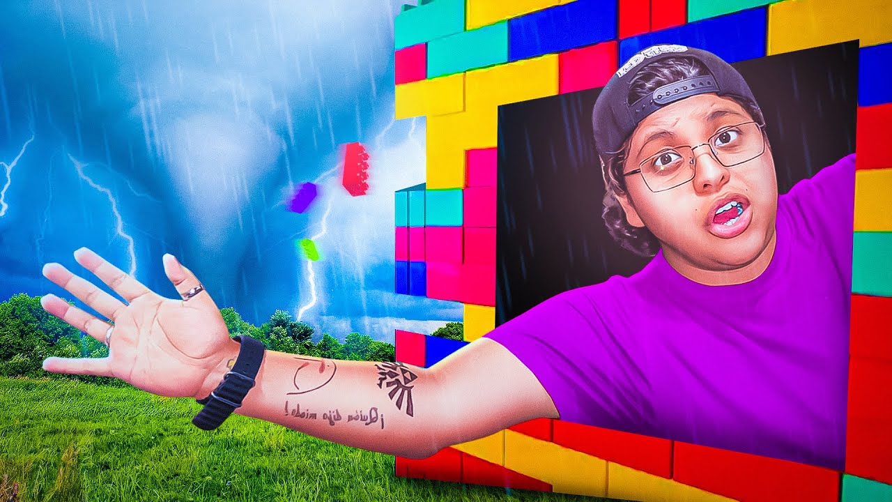 CONSTRUÍ UNA CASA DE LEGO PARA SOBREVIVIR A UN TORNADO | Patho