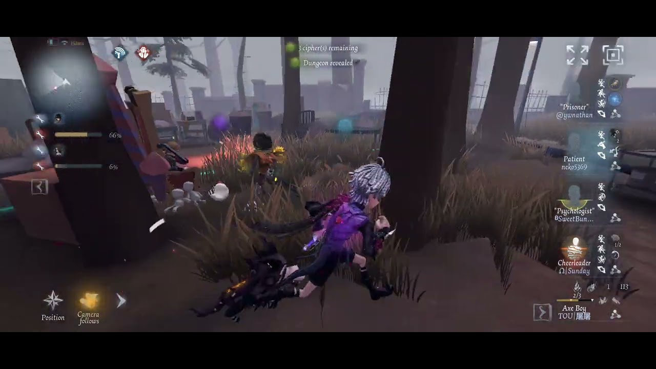 Rank with Luminary S skin Patient ☄️ and Buny with Fern A skin Psychologist 💜⛓️ #identityv 