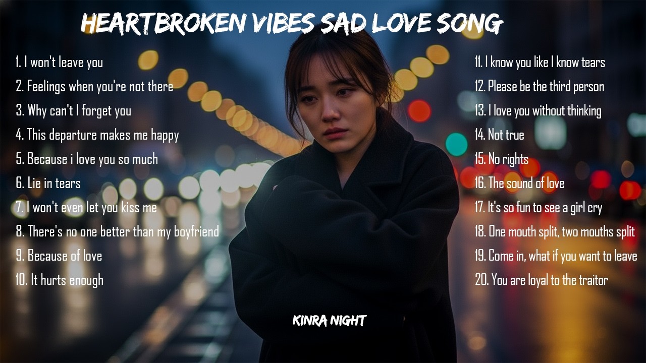 Sad Love Songs 2026 💔 Emotional Broken Heart Playlist | Sad love sonKinra Night
