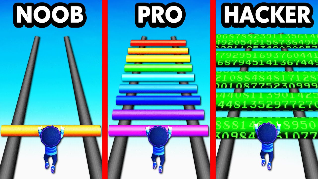 NOOB vs PRO vs HACKER In ROOF RAILS