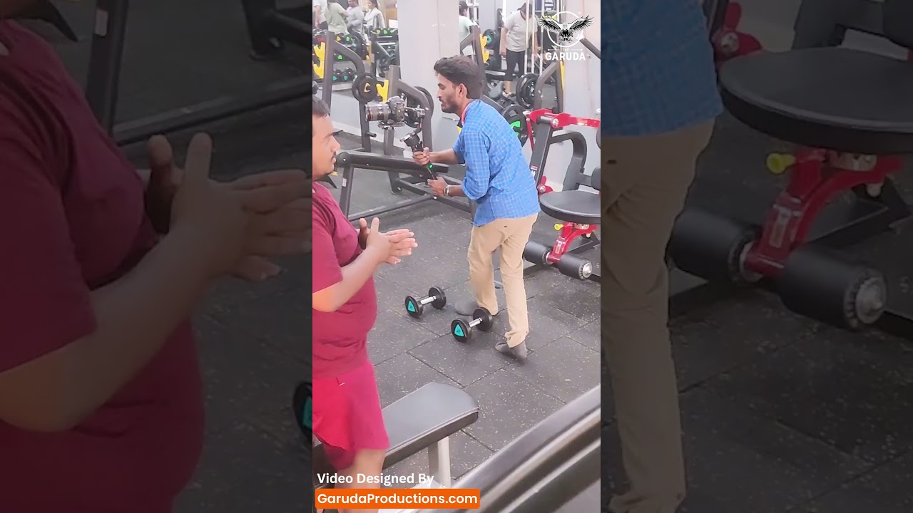 Gym Ad Film Making Video || @GarudaProductionsOfficial || Garuda Videography