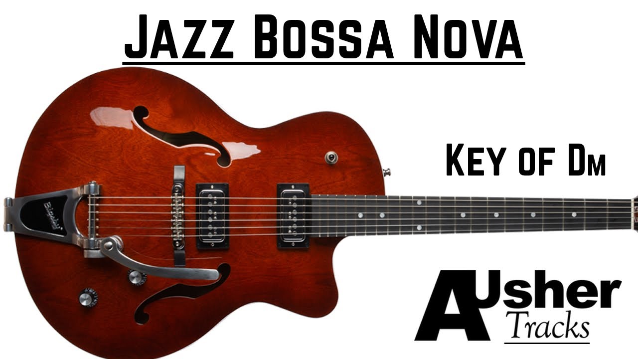 Jazz Bossa Nova D minor | Guitar Jam Track