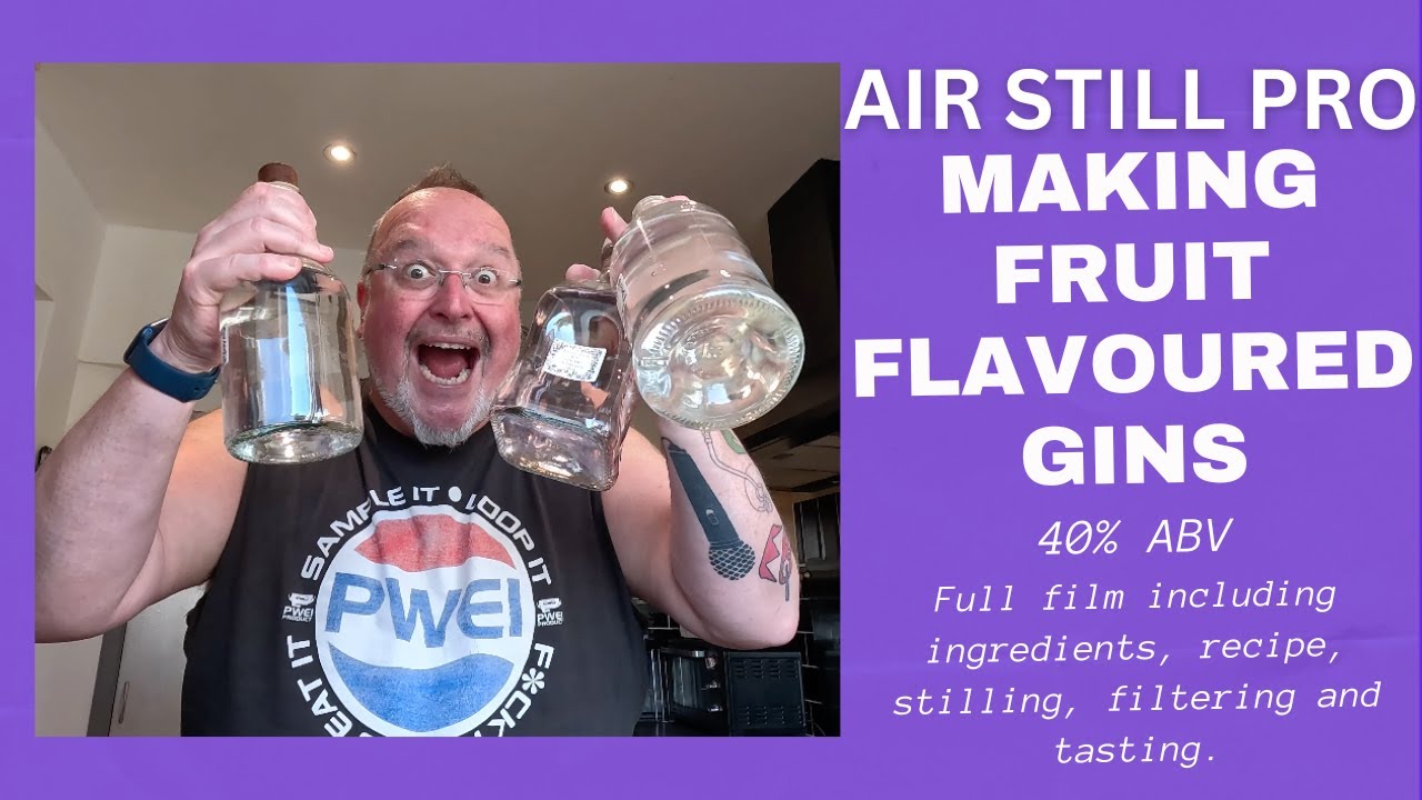 Приготовление ароматизированного джина с помощью Air Still Pro при крепости 40% ABV