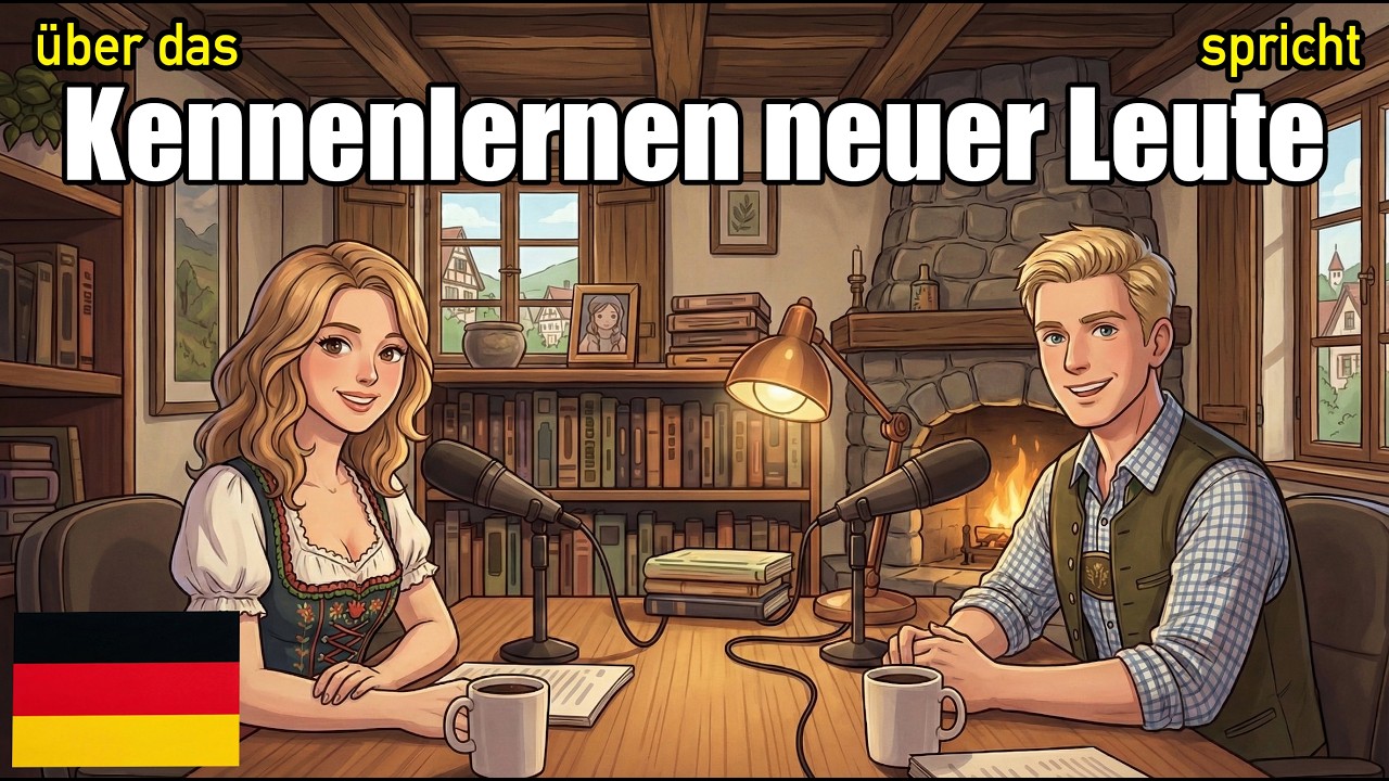 Wie man auf Deutsch über das Kennenlernen neuer Leute spricht | Einfaches Deutsch für Anfänger