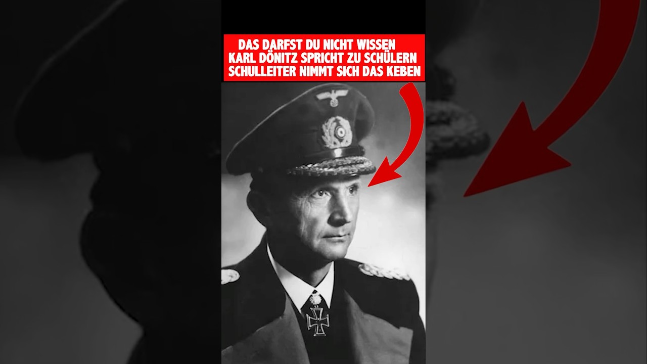 D&ouml;nitz spricht, Sch&uuml;ler sind begeistert, Rektor stirbt #shorts #history #germany