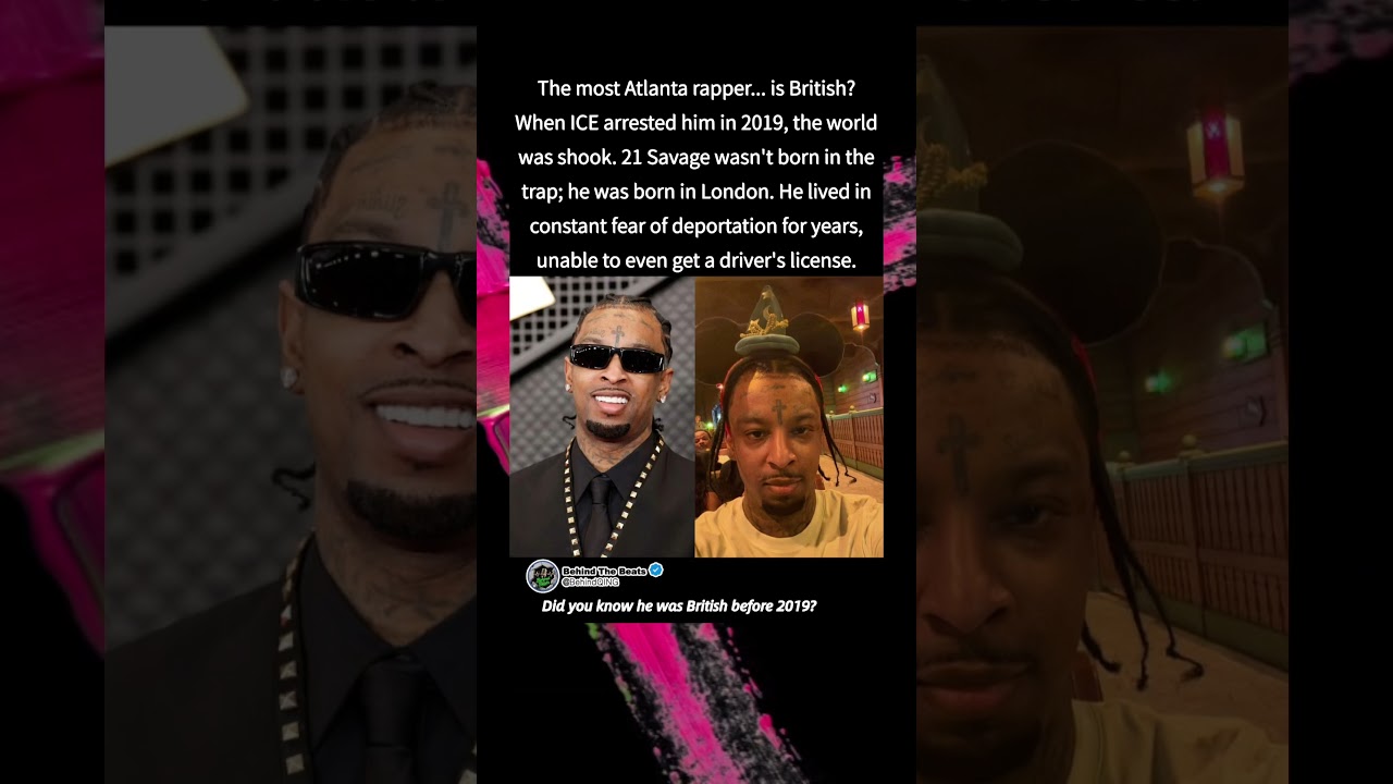 Why 21 Savage Was Secretly British #21Savage #HipHopNews #RapCulture #London