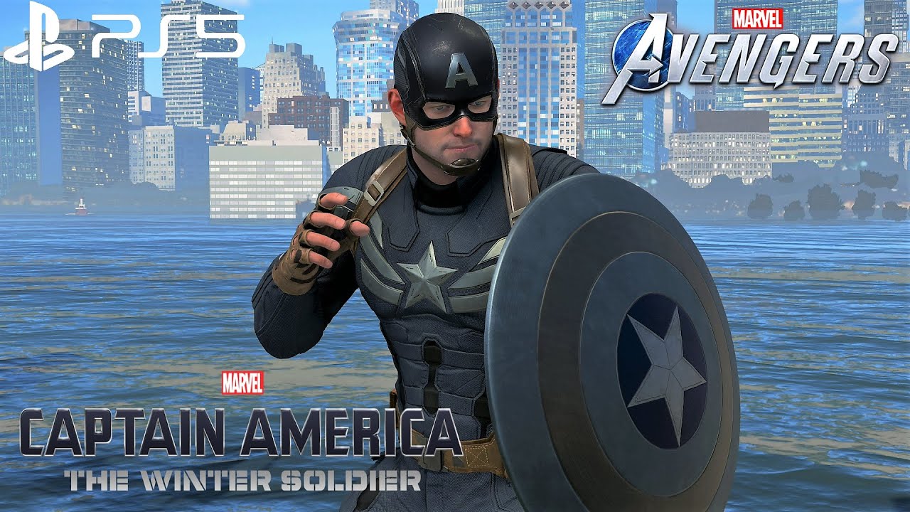 Marvel's Avengers - NEW MCU Captain America The Winter Soldier Suit Gameplay 4K 60FPS (PS5)