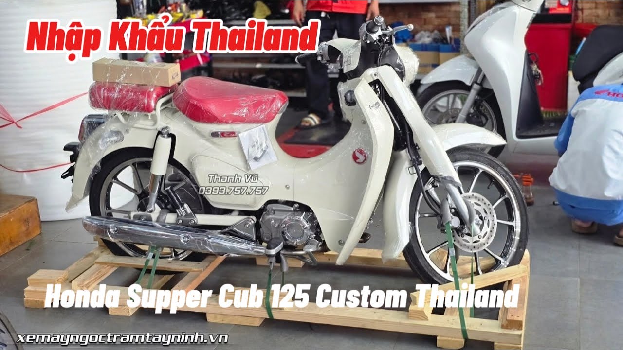 Honda Supper Cub 125 bản Custom Limited Edition nhập khẩu Thailand #xemayngoctramtayninh