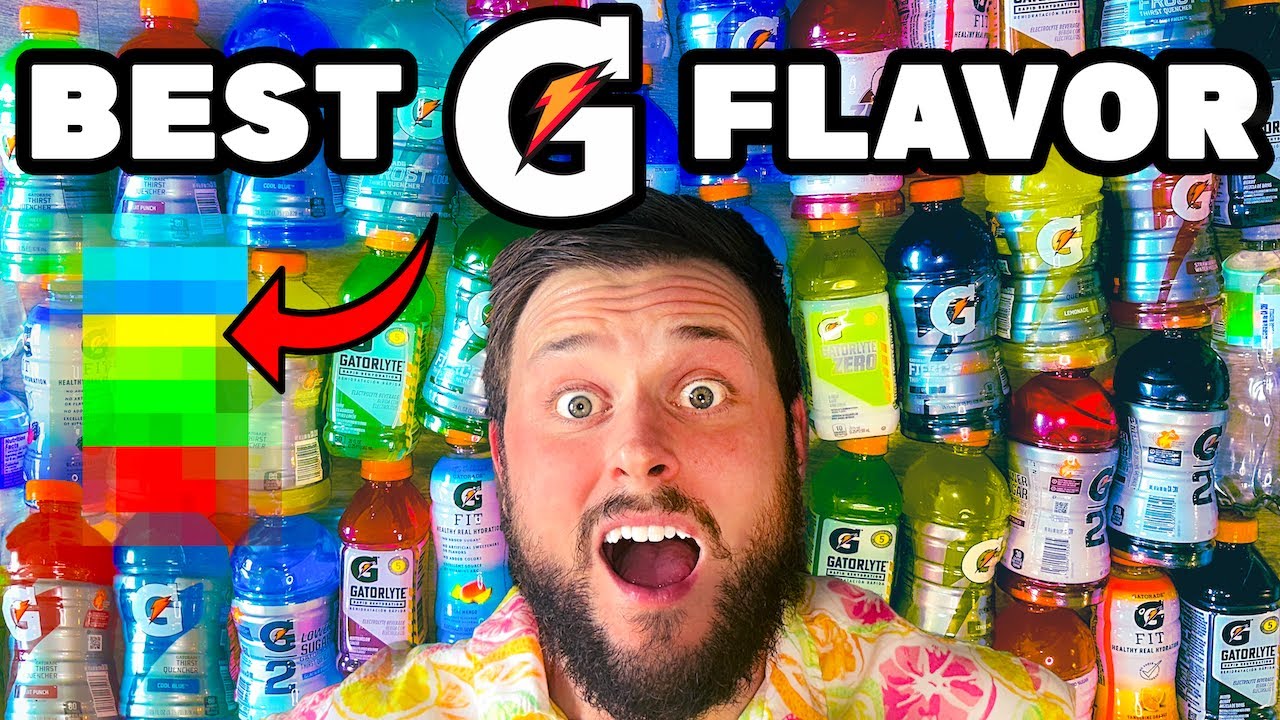 I Tried EVERY Flavor of Gatorade!