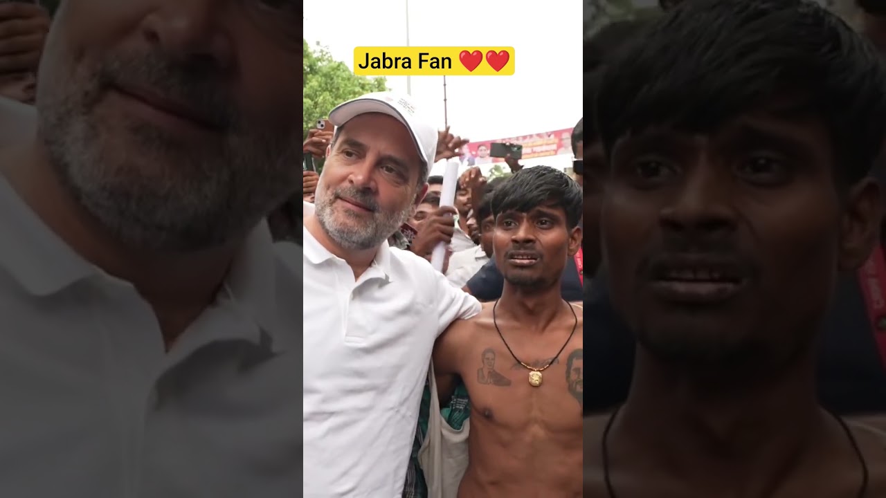 Jabra Fan ❤️❤️ l Rahul Gandhi l Voter Adhikar Yatra l #viralvideo