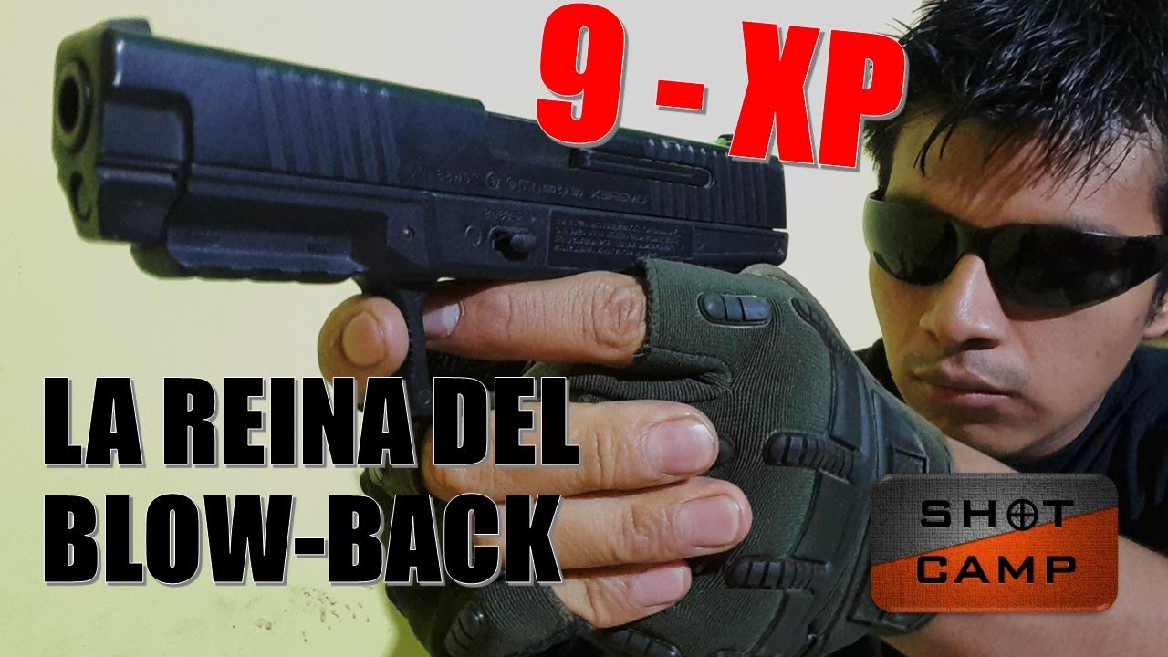 Pistola 9XP Cal .177 400 fps Review, La mejor CO2 de Umarex!? con SHOT CAMP
