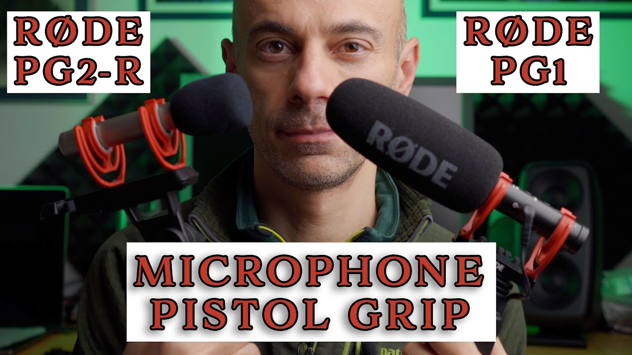 RØDE PG2-R Pistol Grip Shockmount e PG1 COLD SHOE Pistol Grip