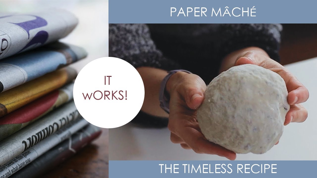 How to make Paper Mâché Clay? The Timeless Recipe that works!