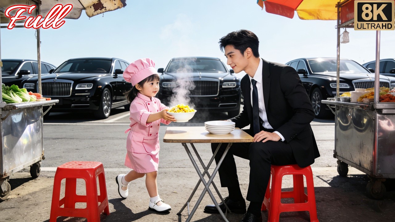 Niña de 5 años vende en la calle, es ridiculizada. Arroz con huevo cura al CEO—ricos hacen fila.