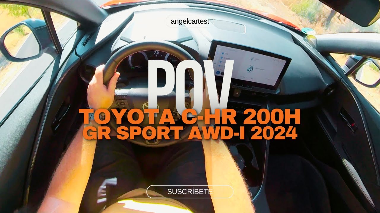 🎥 POV 🎥 - Toyota C-HR 200h GR Sport AWD-i 2024 - AngelCarTest
