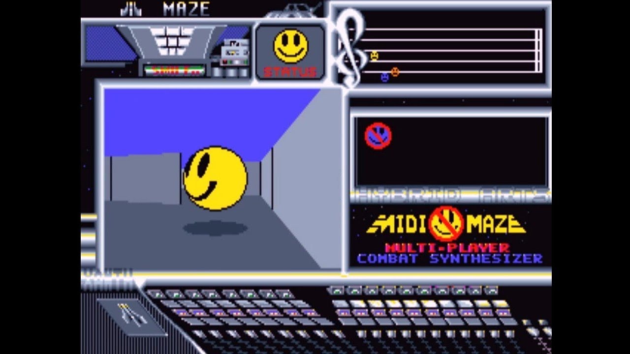 MIDI Maze (1987) - First first-person shooter with visible bullets