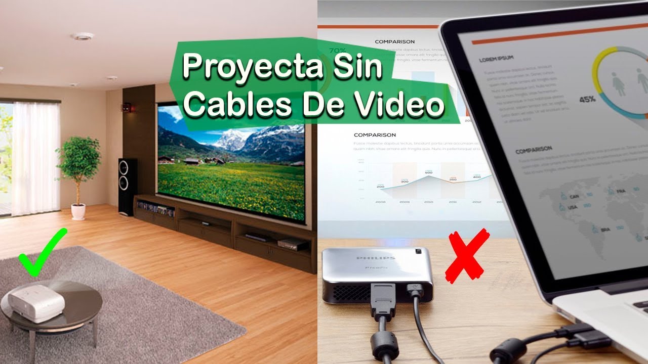 Proyección Inalambrica Desde PC | ¿Conectar Vídeo Beam A WiFi?