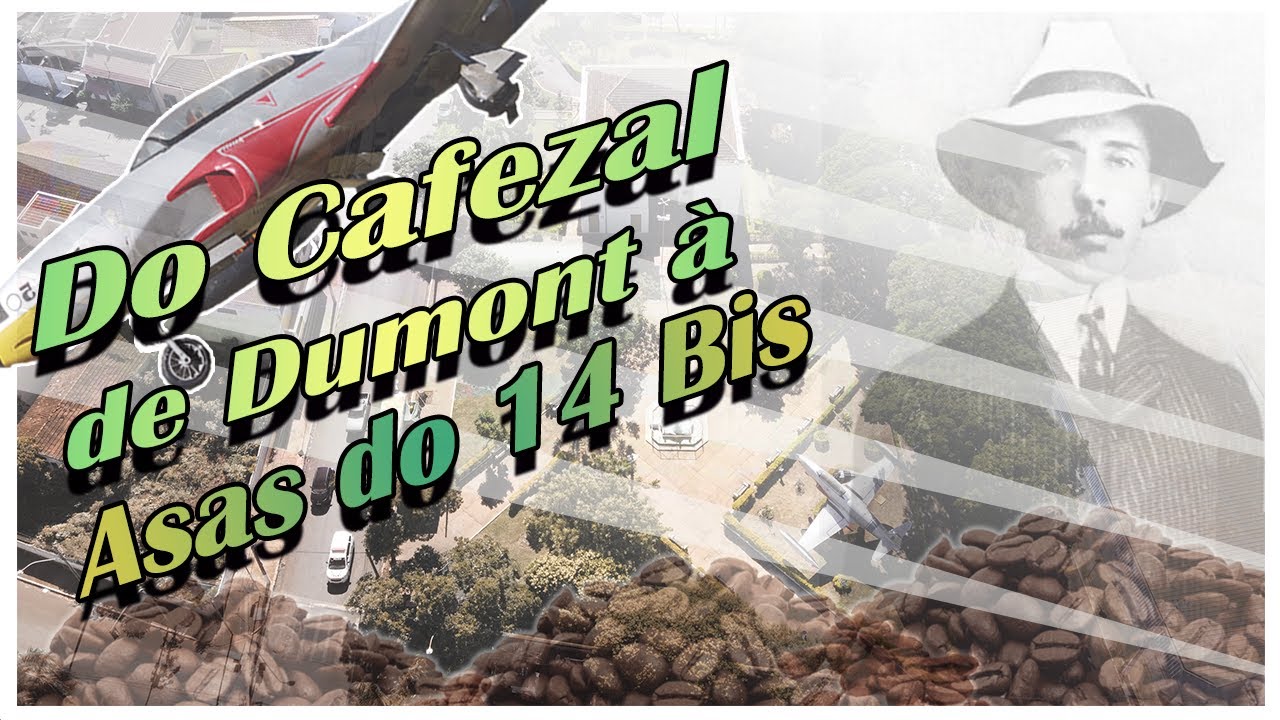 Drone Filma a Cidade de Dumont, legado do Rei do Café Henrique Dumont, pai de Alberto Santos Dumont.