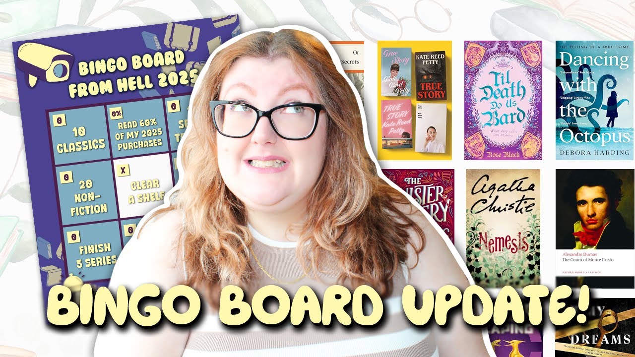 HOW MANY BOOKS?! 😅📚 | BINGO BOARD FROM HELL UPDATE 🔥 | Literary Diversions