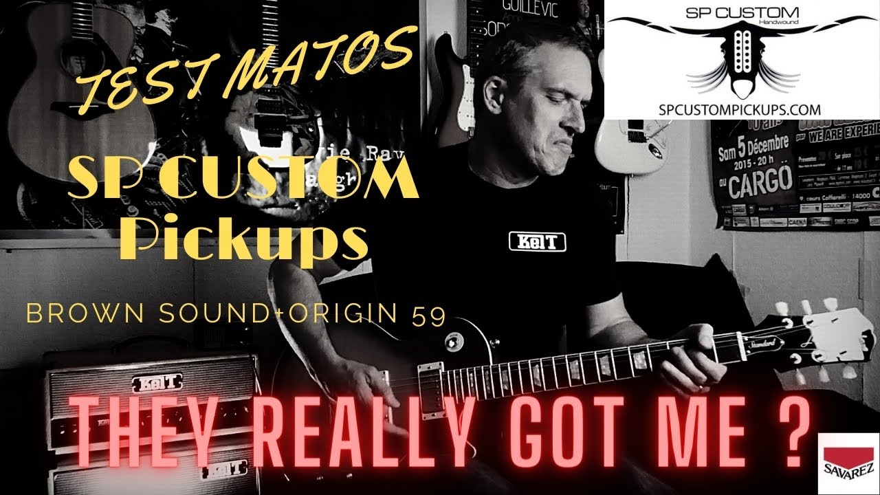 Test Matos - SP Custom Pickups - Brown Sound + Origin 59 - Epiphone 50's (2020)