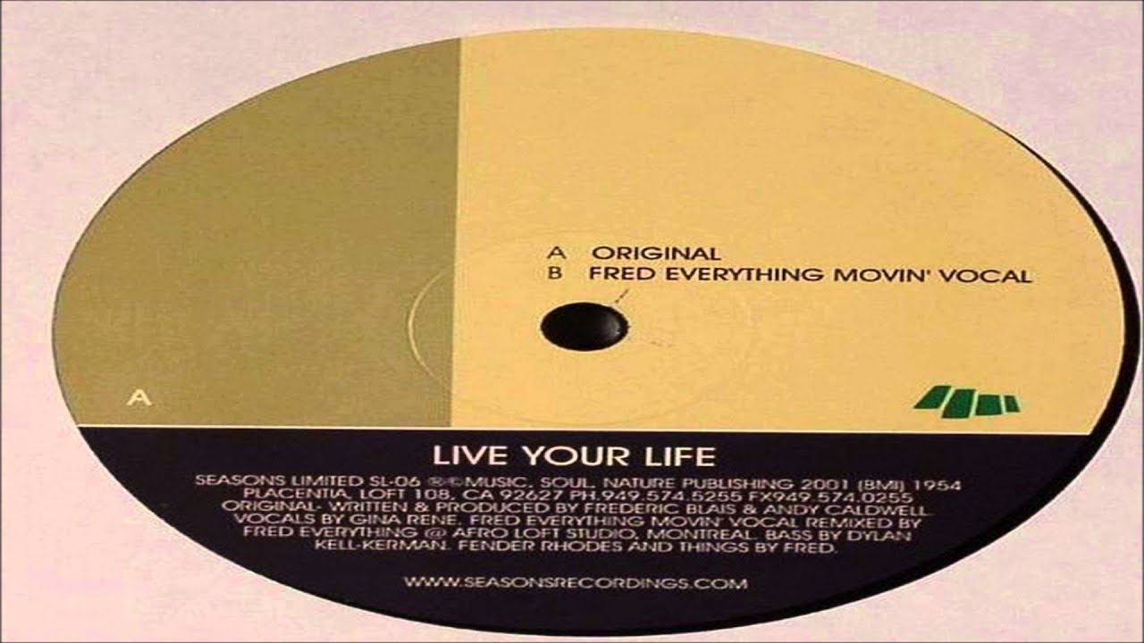 Andy Caldwell - Live Your Life (Fred Everything Movin' Vocal)