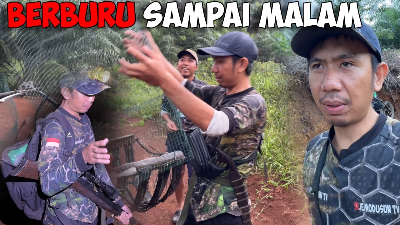 Ngebolang Sampai Malam Berburu Ikan Pasang Perangkap Lanjut Berburu Burung Tidur