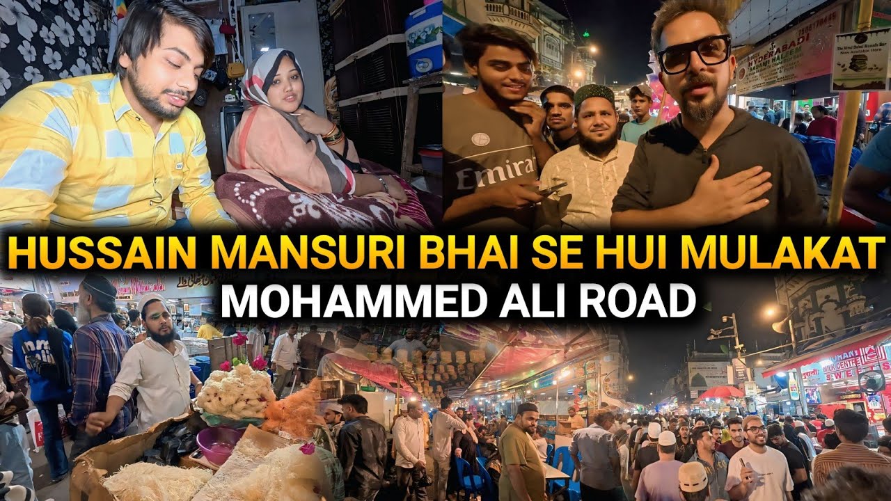 Met Hussain Mansuri At Mohammed Ali Road | Minara Masjid | Family Vlog 