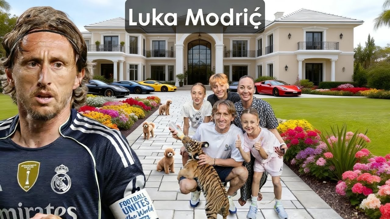 Dentro la Villa di Luka Modrić a Madrid: Un Paradiso di Tranquillità