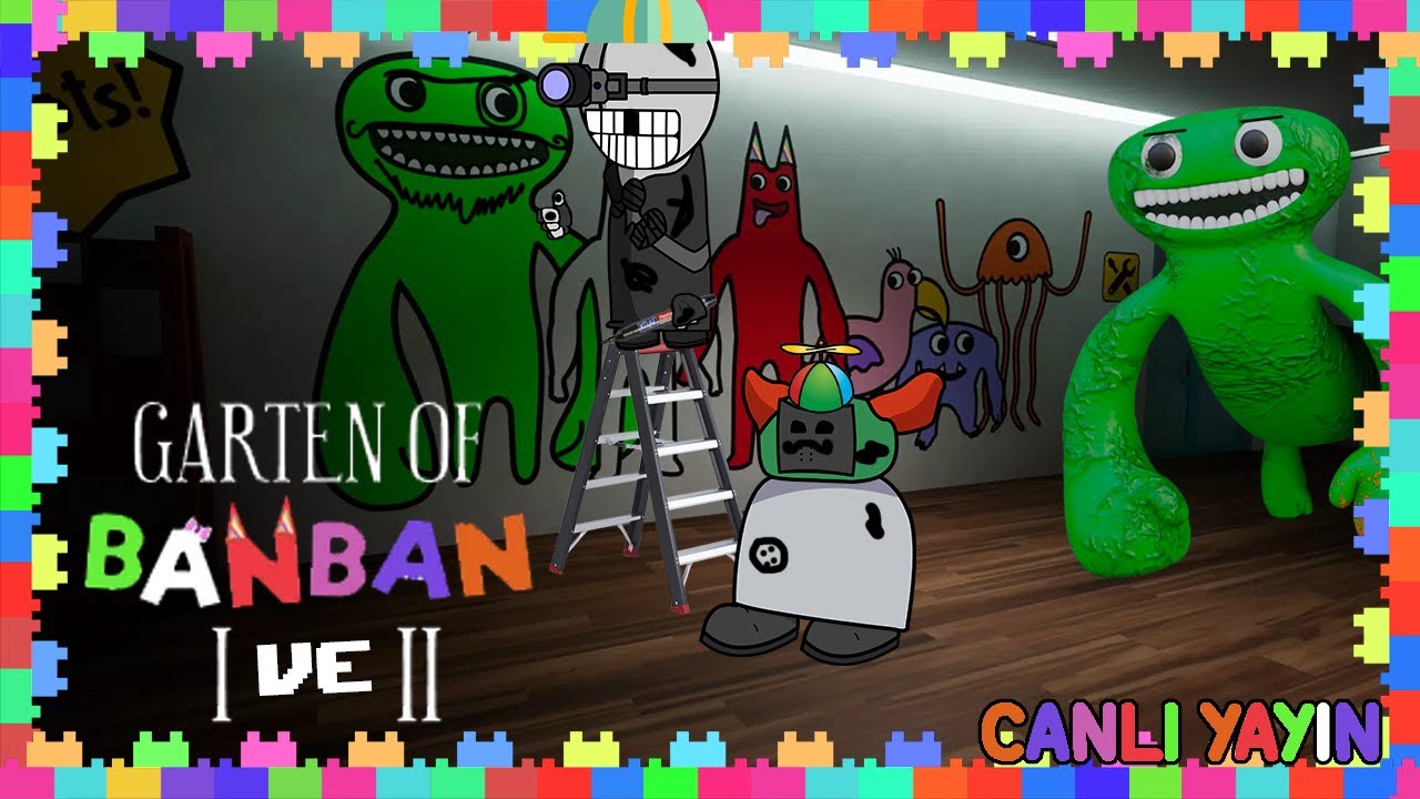 YOK ABİSİ OYNAMAK İSTİYORLAR | Garten Of Banban 1 ve 2 [Canlı Yayın]