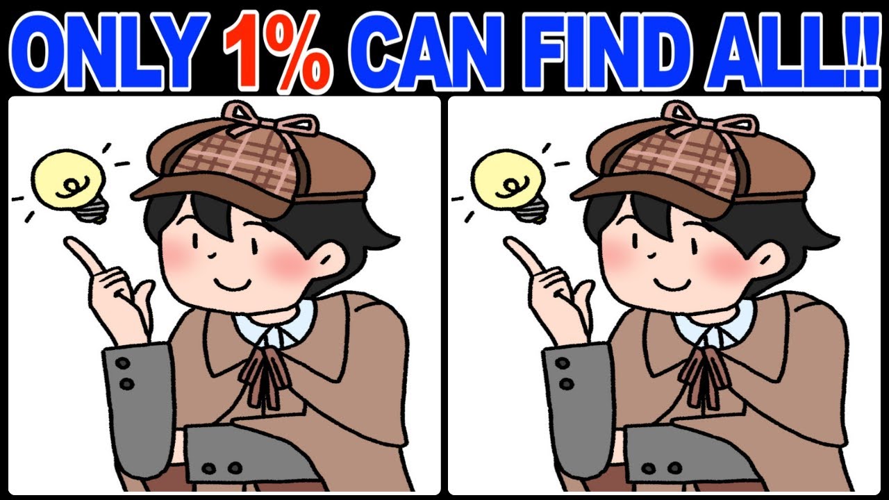 【Spot the difference】HARD QUIZ🌈Master Your Mind in 10 minutes! Can You Find The Differences??