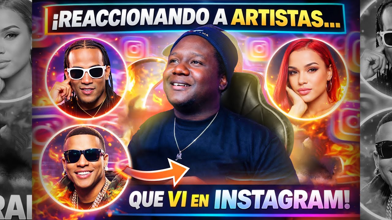REACCIONANDO a ARTISTAS que vi en INSTAGRAM 😮