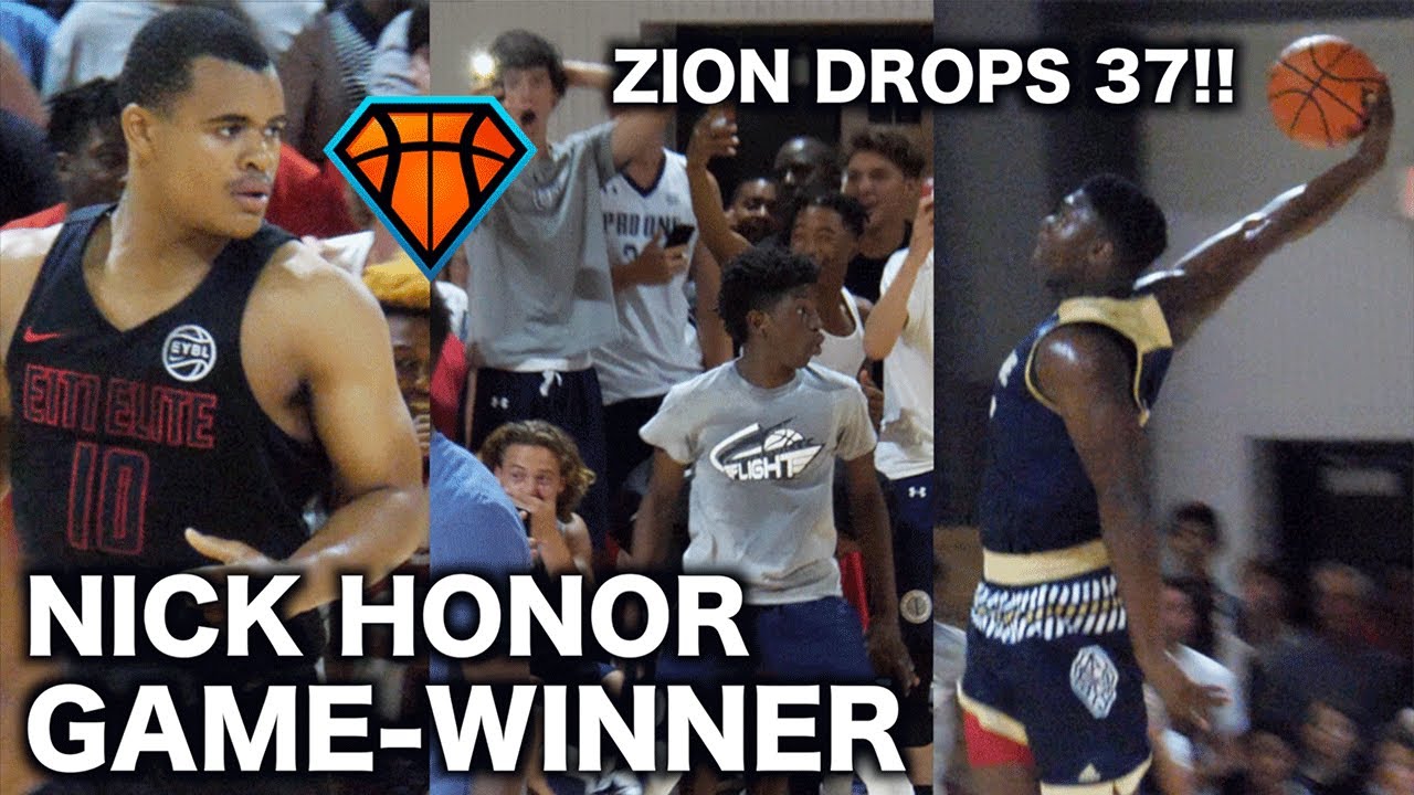 Zion Williamson Drops 37 & Nick Honor Hits a GAME-WINNER in Front of INSANE Crowd at #BOTS!!