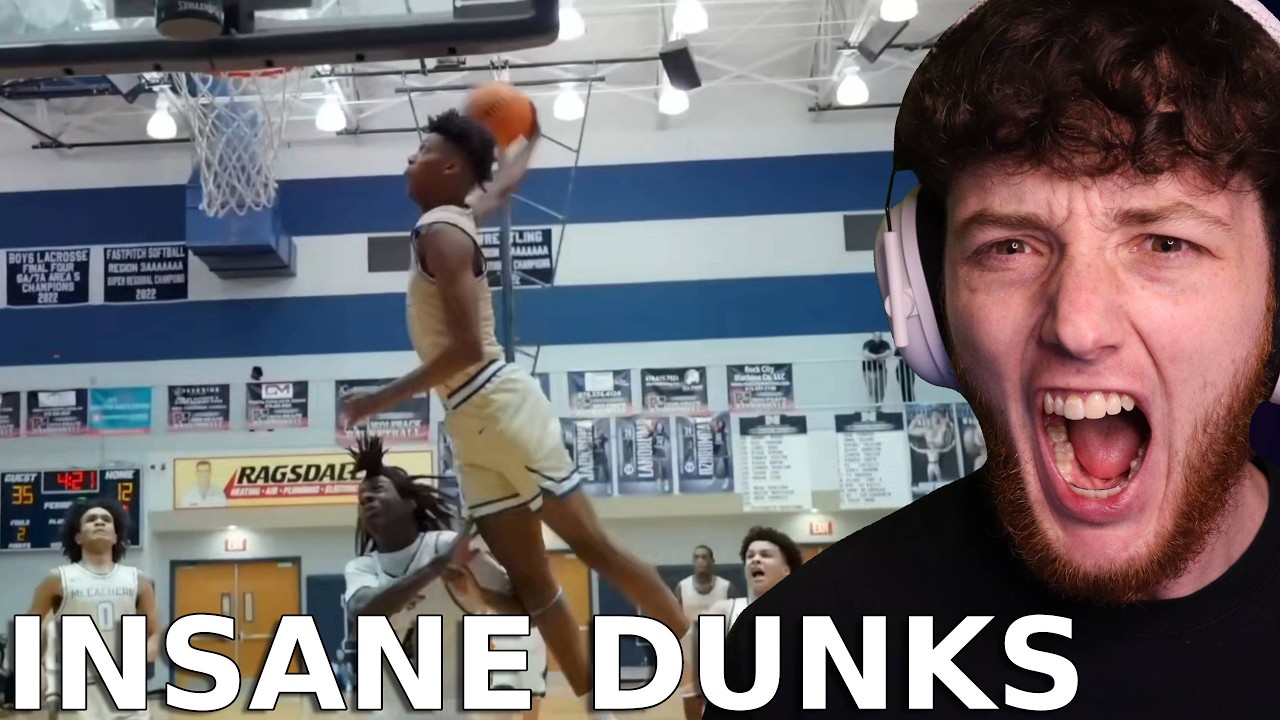 100 of the CRAZIEST HIGH SCHOOL DUNKS I’ve ever seen 