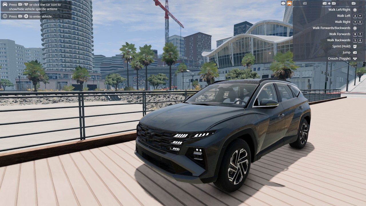 Beamng drive Hyundai tuscon facelift  2026