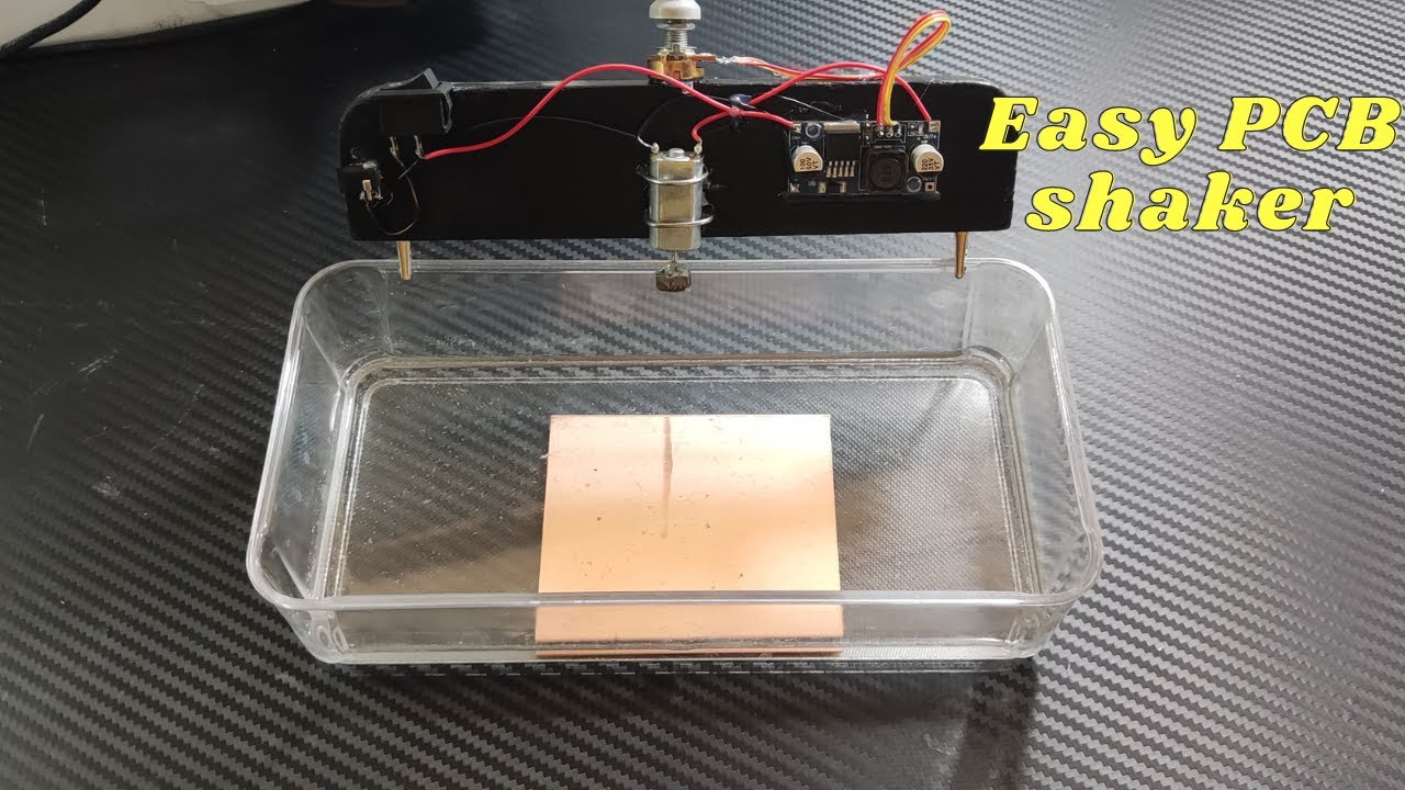 How to Make a PCB Etching Machine/How to make PCB shaker