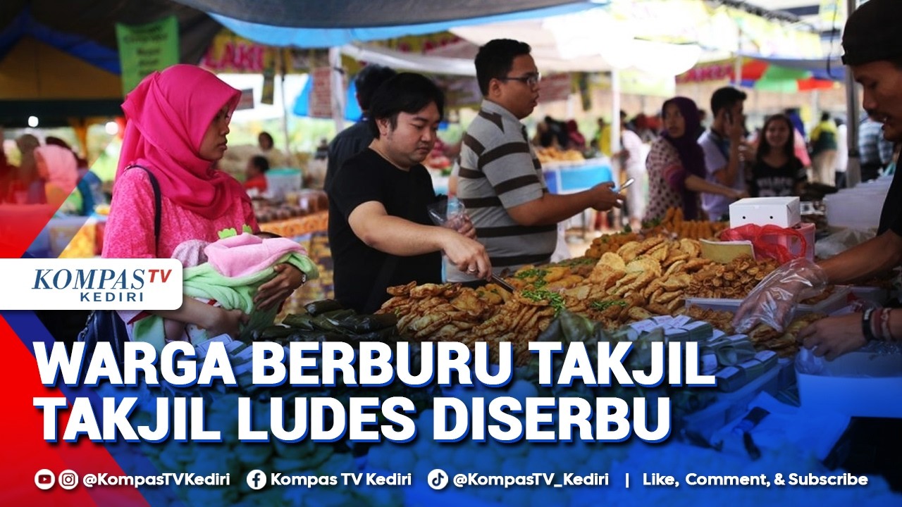 Antusiasme Warga Berburu Takjil, Benhil dan Jambangan Diserbu Pembeli