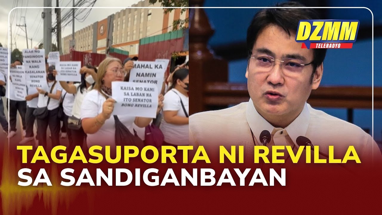 Supporters of Bong Revilla gather at Sandiganbayan | DZMM Teleradyo (20 January 2026)