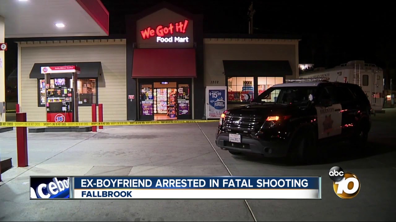 Ex-boyfriend arrested in fatal Fallbrook shooting