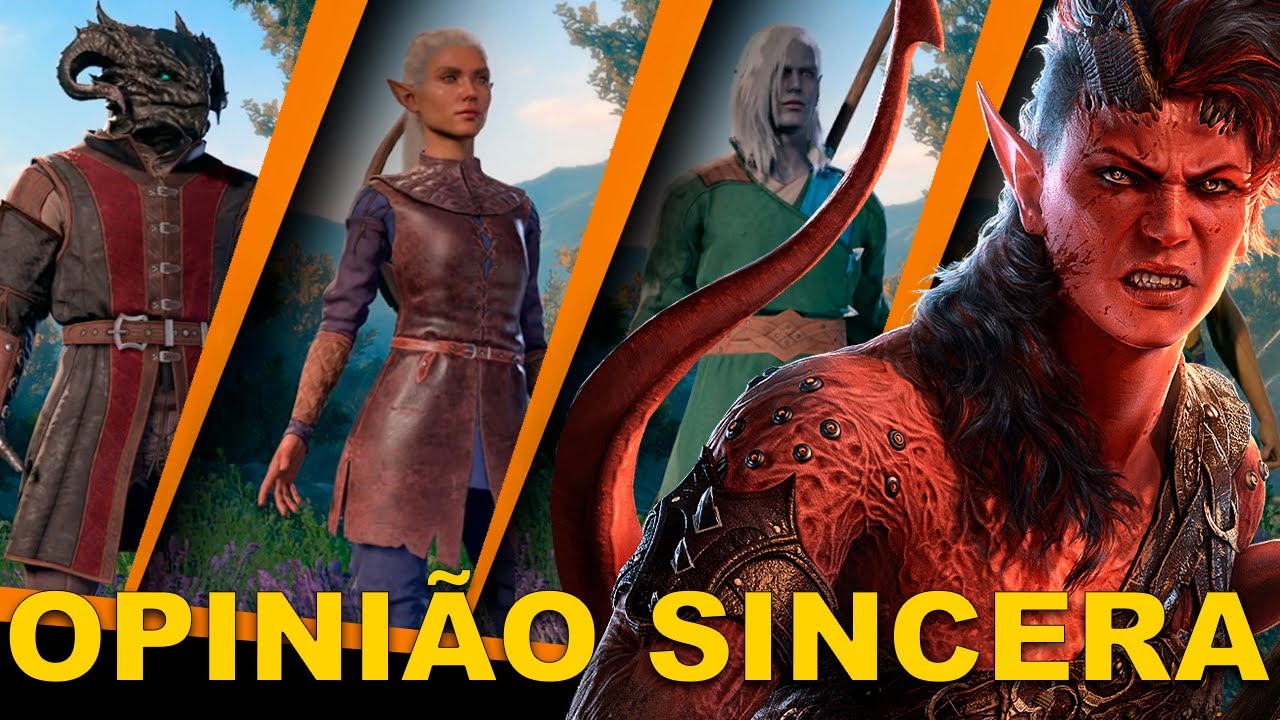 Minha opinião SINCERA sobre todas as RAÇAS DE BALDUR'S GATE III